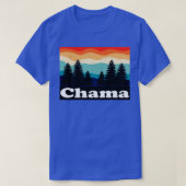Chama New Mexico Retro T-Shirt (Design vorne)