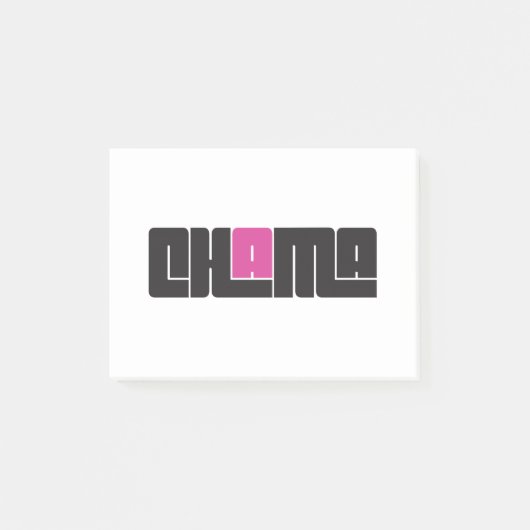 Chama Post-it Klebezettel (Vorderseite)