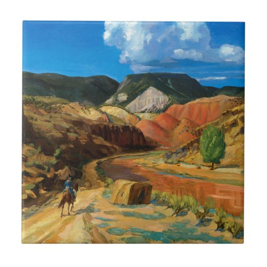 Chama Running Red Fliese (Vorderseite)
