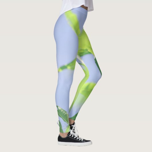 Chamaenerion angustifolium Fireweed Blätter Leggings (Rechts)