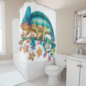 Chamäleon Duschvorhang (Beispiel)