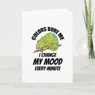 Chamäleon - Farben sind langweilig Karte