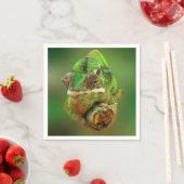 Chamäleon Foto Serviette (Beispiel)