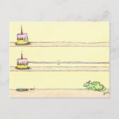 Chamäleon Geburtstag Postkarte (Vorderseite)
