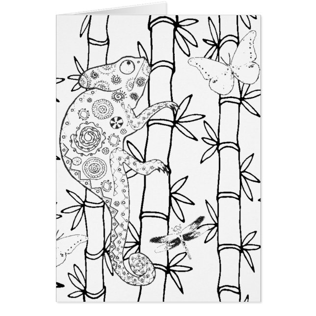 Chamäleon-Gekritzel (Vorne)