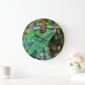 Chamäleon Große Wanduhr (Zuhause)