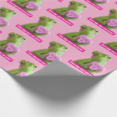 Chamäleon-Herz (Liebe dich) Geschenkpapier (Ecke)