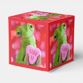 Chamäleon-Herz (Liebe dich) Geschenkschachtel (Rückseite)