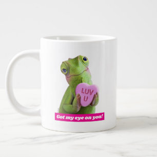 Chamäleon-Herz (Liebe dich) Jumbo-Tasse