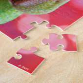 Chamäleon-Herz (Liebe dich) Puzzle (Seite)