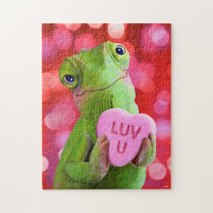 Chamäleon-Herz (Liebe dich) Puzzle