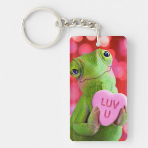 Chamäleon-Herz (Liebe dich) Schlüsselanhänger