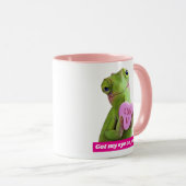 Chamäleon-Herz (Liebe dich) Tasse (VorderseiteRechts)