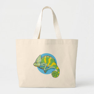 Chamäleon Jumbo Stoffbeutel