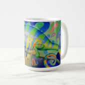 Chamäleon-Kaffee-Tasse Kaffeetasse (VorderseiteRechts)