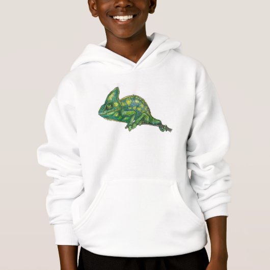 Chamäleon-Kapuzenpulli Hoodie (Vorderseite)