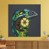 Chamäleon Leinwanddruck (Insitu (Wohnzimmer))