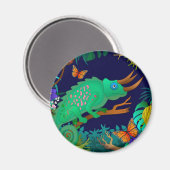 Chamäleon-Magnet Magnet (Vorderseite/Rückseite)