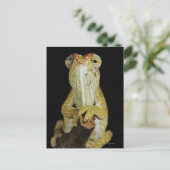 Chamäleon mit Juwelen oder Chamäleon von Campan Postkarte (Stehend Vorderseite)