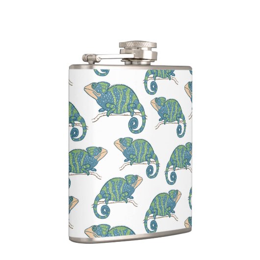 Chamäleon-Muster Flachmann (Rechts)