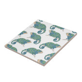 Chamäleon-Muster Fliese (Seite)