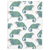 Chamäleon-Muster Klemmbrett (Rückseite)