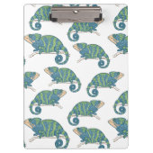Chamäleon-Muster Klemmbrett (Vorderseite)