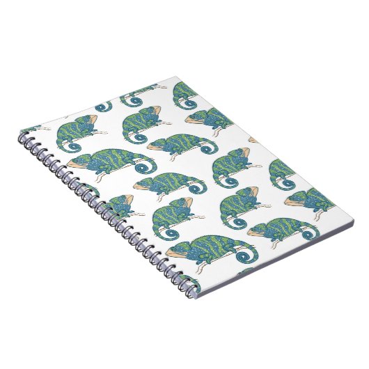 Chamäleon-Muster Notizblock (Rechte Seite)