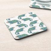 Chamäleon-Muster Untersetzer (Linke Seite)