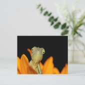 Chamäleon Postkarte (Stehend Vorderseite)