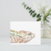 Chamäleon Postkarte (Stehend Vorderseite)