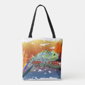Chamäleon  tasche (Rückseite)