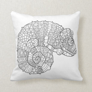 Chamäleon Zendoodle Kissen