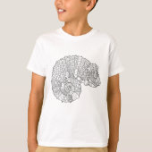 Chamäleon Zendoodle T-Shirt (Vorderseite)