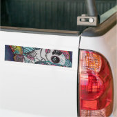 Chamäleon-Zuckerschädel-Kunst Autoaufkleber (Auf Lkw)