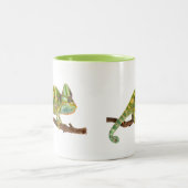 Chamäleon Zweifarbige Tasse (Mittel)