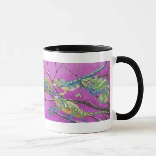 Chamäleone, Eidechsen Tasse (Rechts)