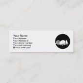 Chamäleonmond Mini Visitenkarte (Vorderseite)