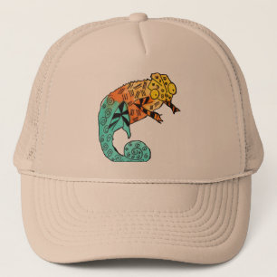 Chamäleonreptiltinte Truckerkappe