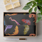 Chamäleons Farbige Reptilien Eidechsen Kinder Seidenpapier (Geschenk)