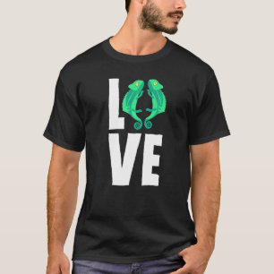 Chamäleons lieben Reptilien Eidechse Geckos Chamäl T-Shirt