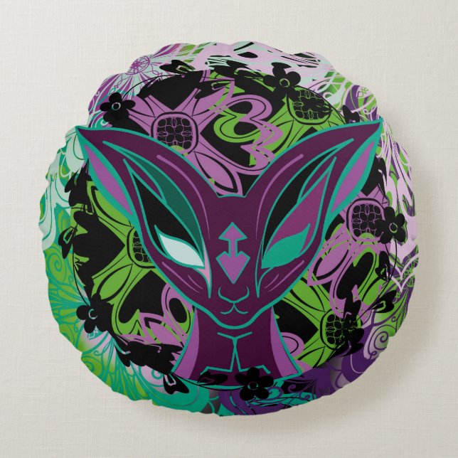 Chamalion Douyrian Rundes Kissen (Vorderseite)