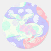 Chamalion Runder Aufkleber (Vorderseite)