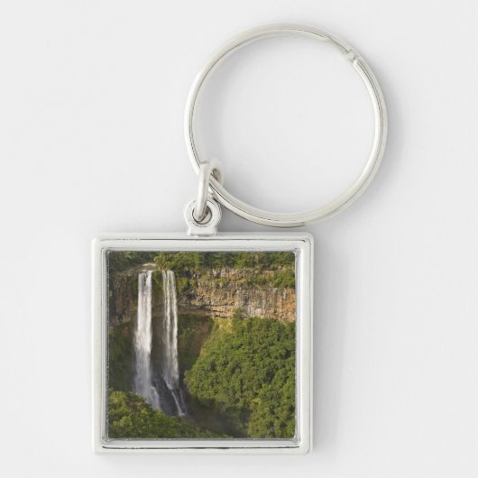 Chamarel Wasserfall am höchsten auf Mauritius, übe Schlüsselanhänger (Vorne)