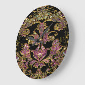 Chambault Akros Damask Große Wanduhr (Winkel)