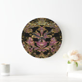 Chambault Akros Damask Große Wanduhr (Zuhause)