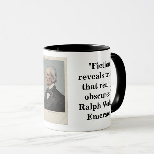 Chamber Magazine Ralph Waldo Emerson Fiktion Tasse (VorderseiteRechts)