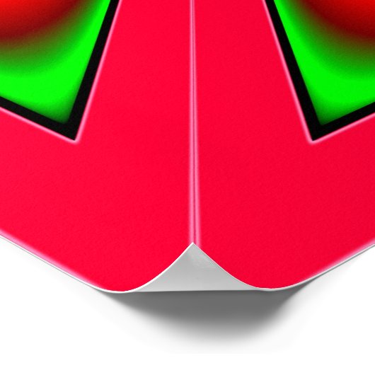 Chamber of Vibrating Colors Poster (Ecke)