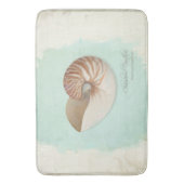 Chambered Nautilus Muschel Ocean Seashore Beach Badematte (Vorderseite Vertikal)