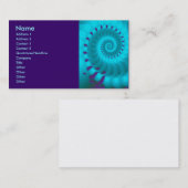 Chambered Nautilus Visitenkarte (Vorne/Hinten)